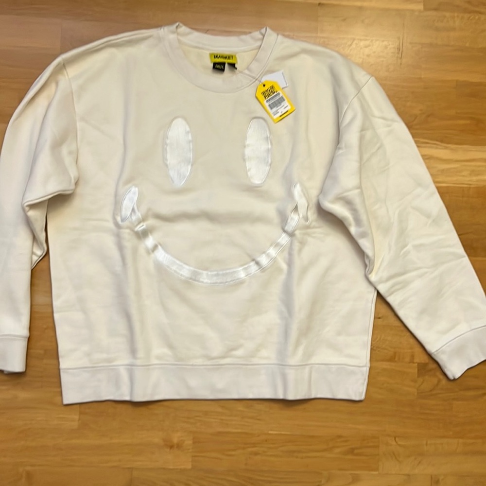 New with tags MARKET Smiley white crewneck Size XL